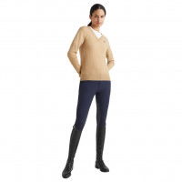 Tommy Hilfiger Equestrian Pullover Damen V-Neck Light HW22 Tommy Hilfiger Equestrian Pullover Damen V-Neck Light HW22