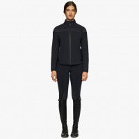 Cavalleria Toscana Jacke Damen Jersey and Nylon Stripe FS22 Cavalleria Toscana Jacke Damen Jersey and Nylon Stripe FS22