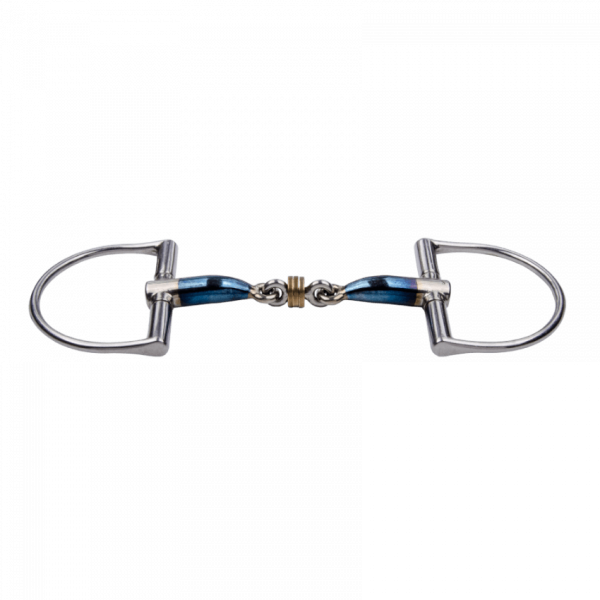 Trust D-Ring Gebiss, mit Messingringen, Sweet Iron