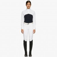 Cavalleria Toscana Turniershirt Damen Crochet Jersey FS22, langarm Cavalleria Toscana Turniershirt Damen Crochet Jersey FS22, langarm