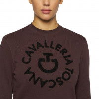 Cavalleria Toscana Shirt Damen CT Orbit Crew Neck HW22, Sweatshirt, langarm Cavalleria Toscana Shirt Damen CT Orbit Crew Neck HW22, Sweatshirt, langarm