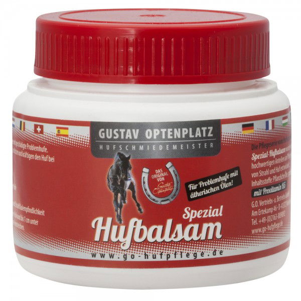 Gustav Optenplatz Huffett Spezial Hufbalsam, Hufpflege