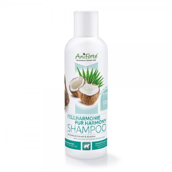 AniForte® Hundeshampoo Fellharmonie Shampoo mit Kokosöl-Extrakt & Aloe Vera