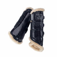 Eskadron Gamaschen Croco FauxFur Platinum 2022, Kunstfellgamaschen Eskadron Gamaschen Croco FauxFur Platinum 2022, Kunstfellgamaschen