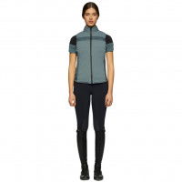 Cavalleria Toscana Weste Damen Jersey and Nylon Stripe FS22 Cavalleria Toscana Weste Damen Jersey and Nylon Stripe FS22
