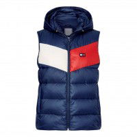 Tommy Hilfiger Equestrian Weste Damen TH Style HW21, Daunenweste, Steppweste Tommy Hilfiger Equestrian Weste Damen TH Style HW21, Daunenweste, Steppweste