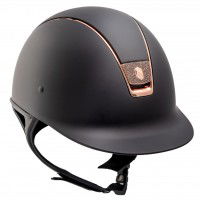 Samshield Reithelm Classic Shadow Matt, Blason Crystal Fabric Rose Gold, Trim Rose gold Samshield Reithelm Classic Shadow Matt, Blason Crystal Fabric Rose Gold, Trim Rose gold