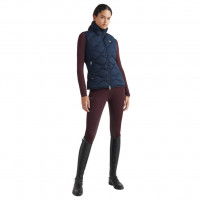 Tommy Hilfiger Equestrian Weste Damen Mid-Weight Re-Down HW22, Daunenweste Tommy Hilfiger Equestrian Weste Damen Mid-Weight Re-Down HW22, Daunenweste