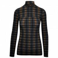 Laguso Trainingsshirt Damen Carlotta Check HW22, langarm Laguso Trainingsshirt Damen Carlotta Check HW22, langarm