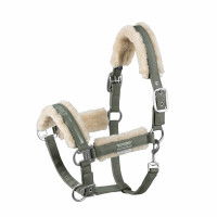 Eskadron Halfter Doublepin FauxFur Platinum 2022, Kunstfellhalfter Eskadron Halfter Doublepin FauxFur Platinum 2022, Kunstfellhalfter