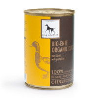Lila Loves It Hundefutter Bio-Ente mit Kürbis, Nassfutter Lila Loves It Hundefutter Bio-Ente mit Kürbis, Nassfutter