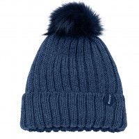 Pikeur Mütze Damen mit Fellimitatbommel HW22, Strickmütze Pikeur Mütze Damen mit Fellimitatbommel HW22, Strickmütze