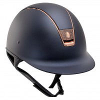 Samshield Reithelm Classic Shadow Matt, Blason Crystal Fabric Rose Gold, Trim Rose gold Samshield Reithelm Classic Shadow Matt, Blason Crystal Fabric Rose Gold, Trim Rose gold
