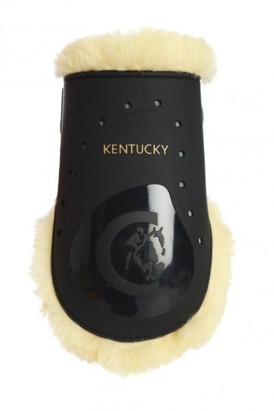 Kentucky Horsewear Streichkappen Elastic Sheepskin, mit Kunstfell