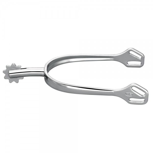 HS Sprenger Sporen Ultra fit, flaches Halsende und Rad, 40 mm Halslänge
