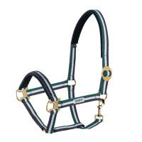 Eskadron Halfter Sliding Buckle vermessingt, Nylonhalfter Eskadron Halfter Sliding Buckle vermessingt, Nylonhalfter