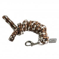 Eskadron Strick mit Karabinerhaken vernickelt, mehrfarbig, Führstrick Eskadron Strick mit Karabinerhaken vernickelt, mehrfarbig, Führstrick