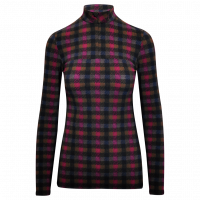 Laguso Trainingsshirt Damen Carlotta Check HW22, langarm Laguso Trainingsshirt Damen Carlotta Check HW22, langarm