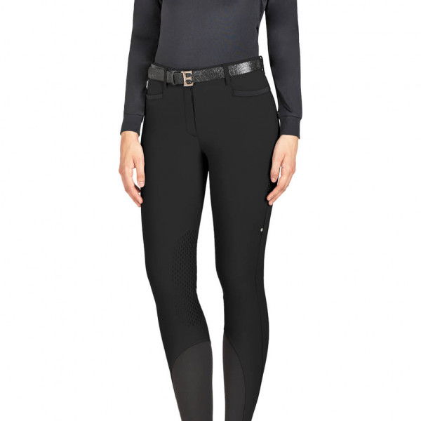 Equiline Reithose Damen Naltek HW22, Kniebesatz, Knee-Grip